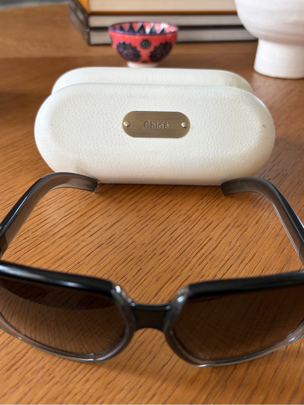 Chloe Black Gradient Lens Women's Sunglasses - Picture 3 of 4